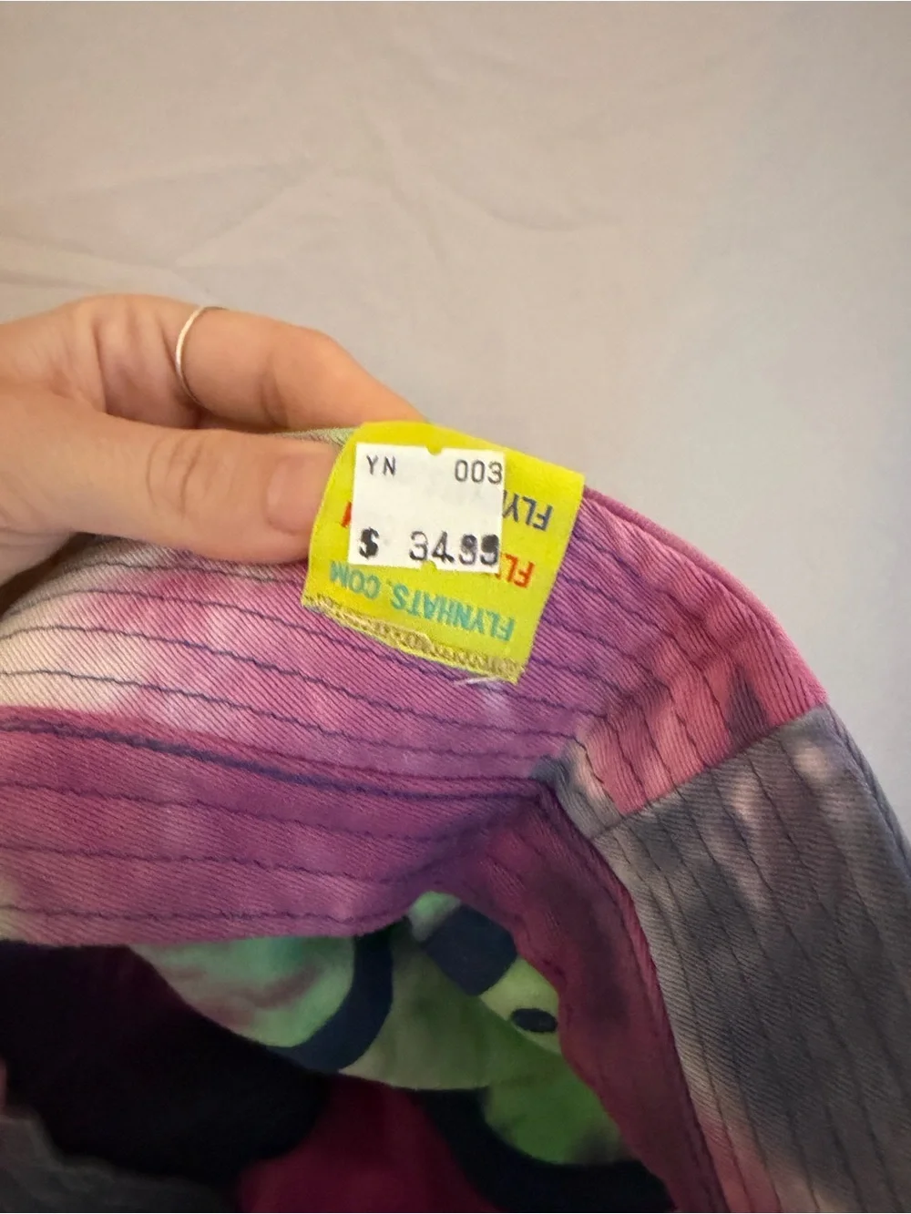 Hedgehog in Lacrosse Stick Tye Die Bucket Hat